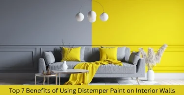 Top 7 Benefits of Using Distemper Paint on Interior Walls